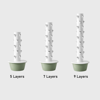 Vertical Farm Tower Hydroponic System - 5/7/9Layers