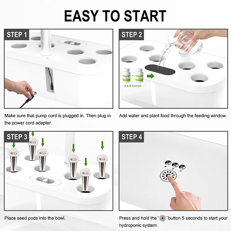 Hydroponic Gardening System EASY TO START